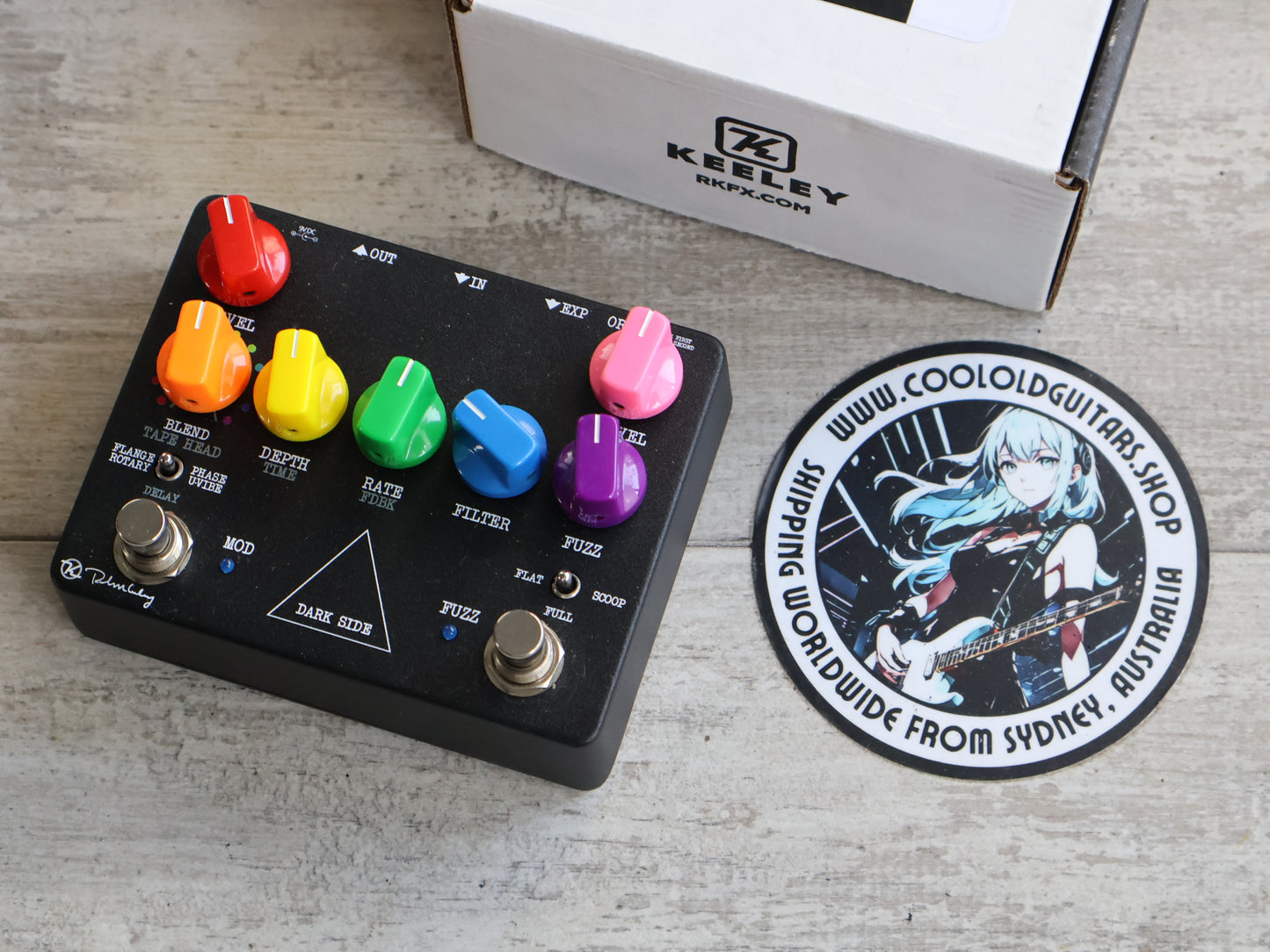 Keeley USA Dark Side Fuzz/Modulation Pedal