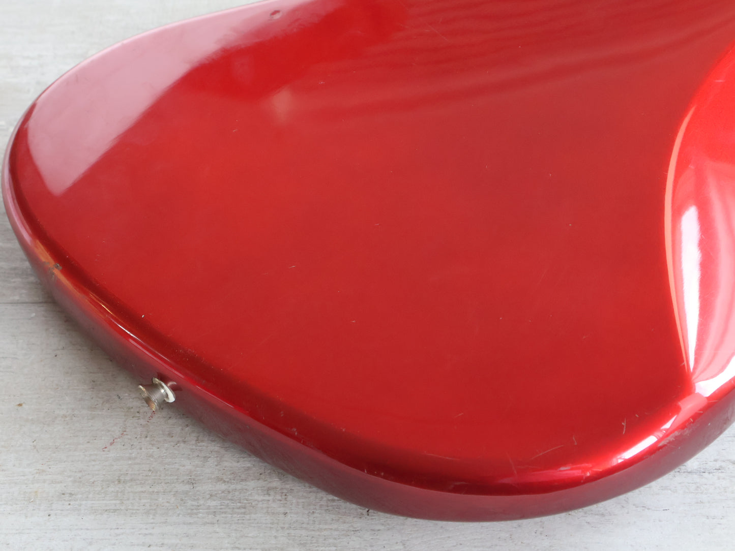 1990's Fender Japan "Stratomaster" Strat/Jazzmaster (Candy Apple Red)