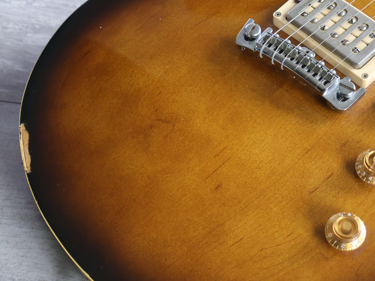 1978 Greco Japan MR-800 "Mick Ralphs" Double Cutaway (Brown Sunburst)