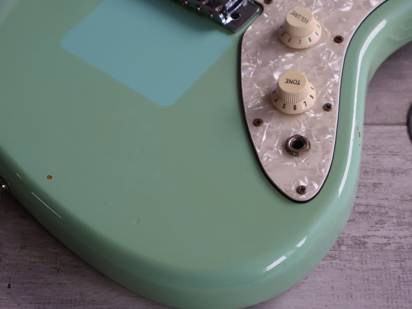 1990's Squier JGM-55 Jagmaster HH Offset (Seafoam Green)