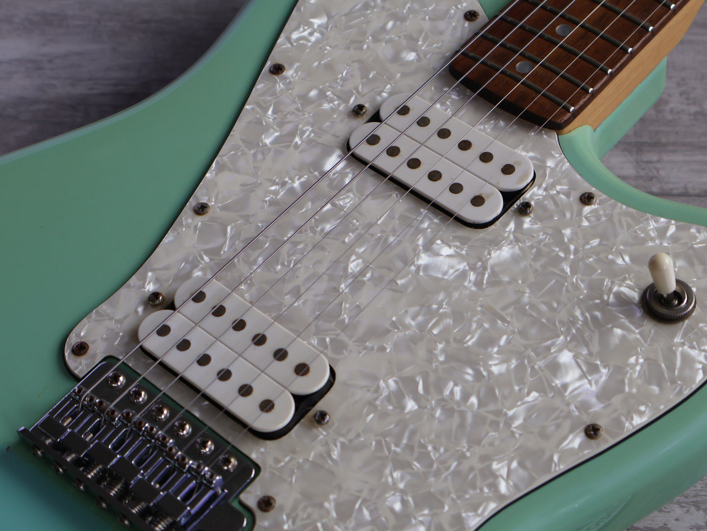 1990's Squier JGM-55 Jagmaster HH Offset (Seafoam Green)