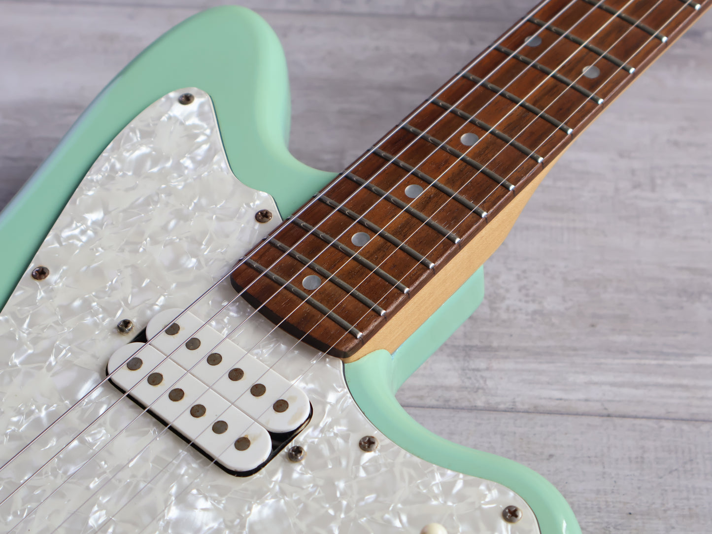 1990's Squier JGM-55 Jagmaster HH Offset (Seafoam Green)