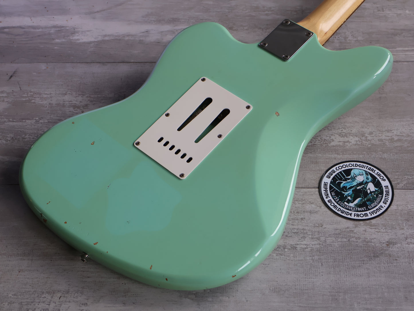 1990's Squier JGM-55 Jagmaster HH Offset (Seafoam Green)