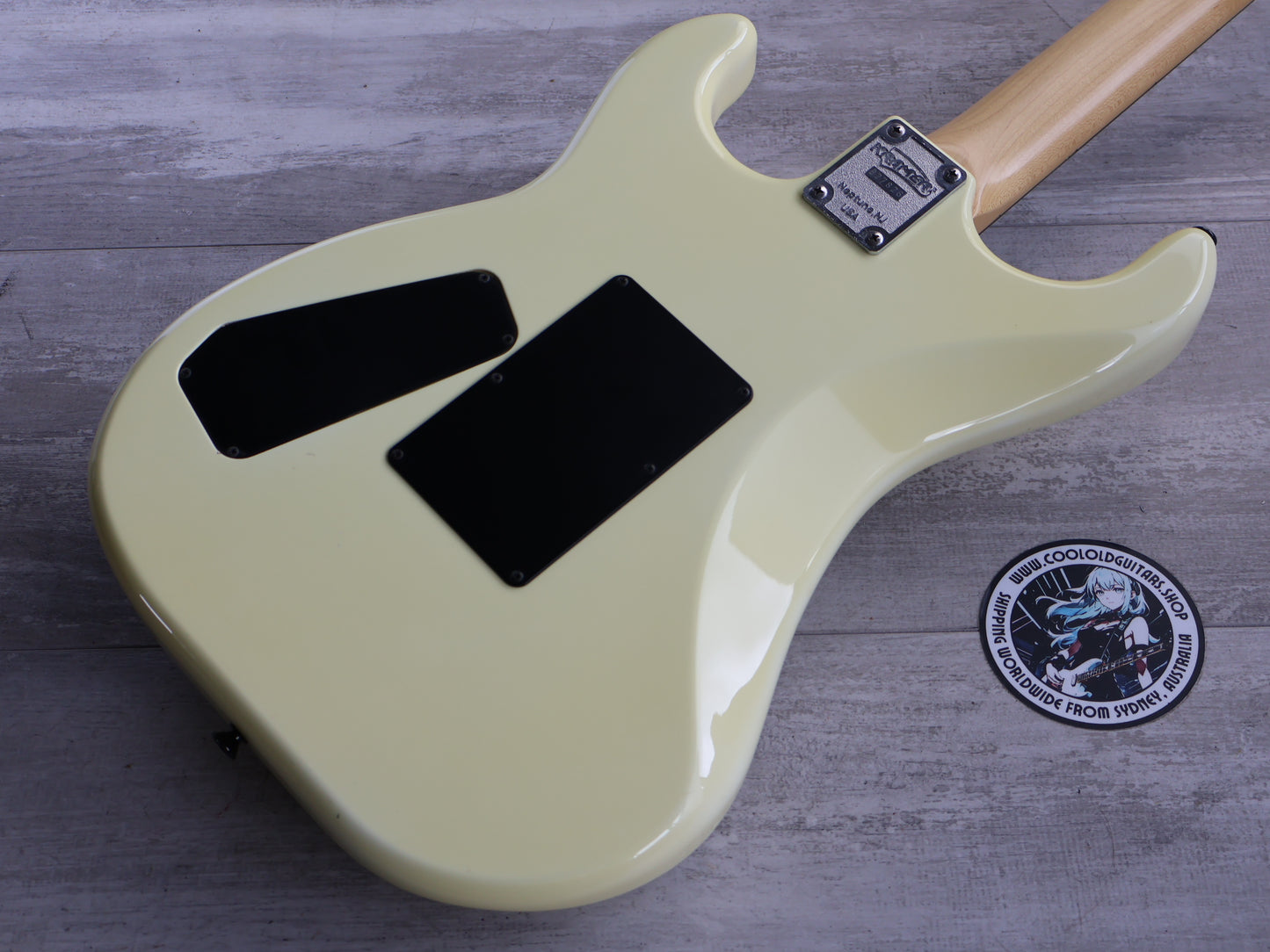 1988 Kramer Japan LK-IBF LK-Series Superstrat (Aged White)
