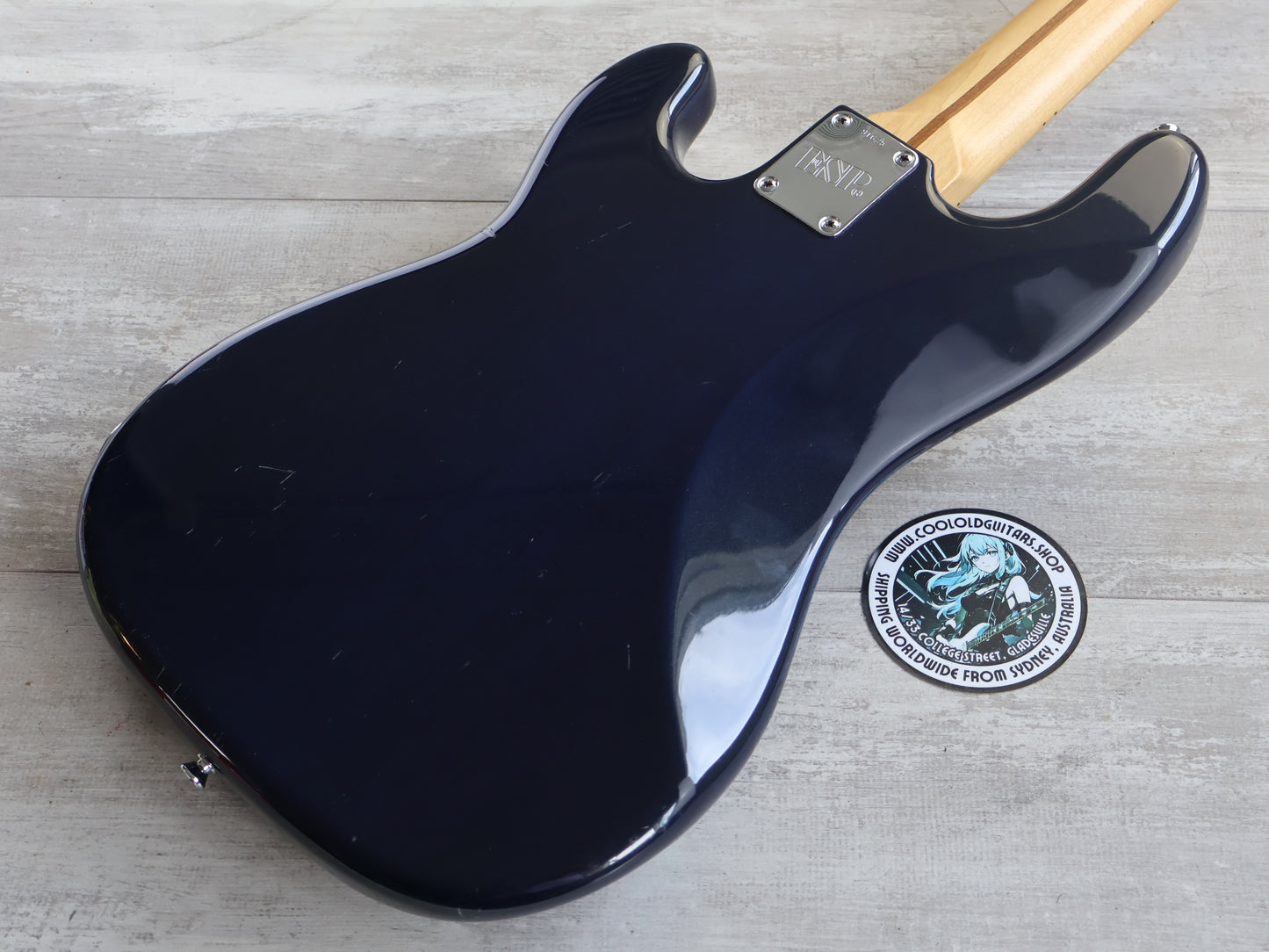 1990's ESP Japan "Vintage Four" PJ Precision Bass (Blue)