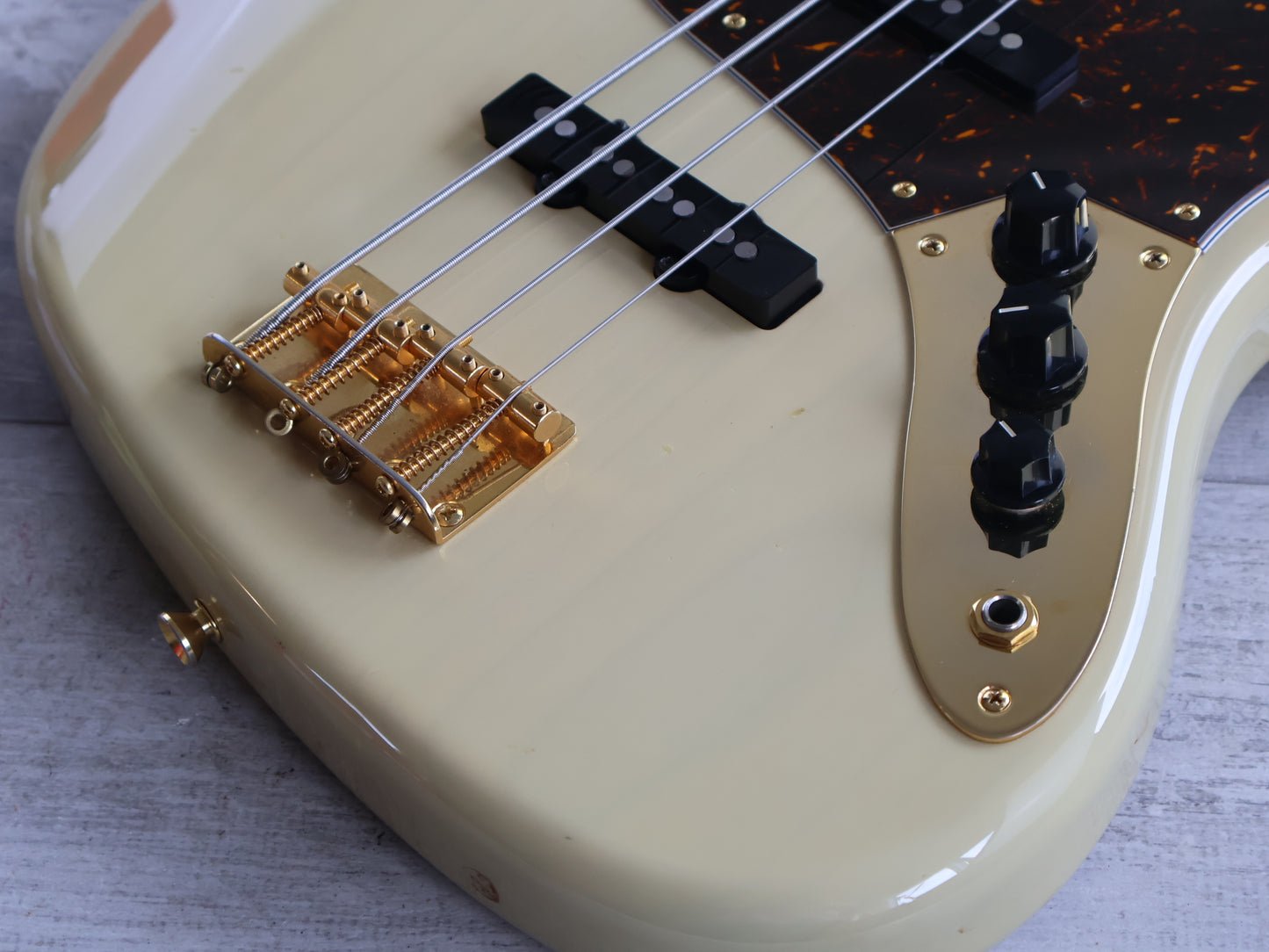 2016 Tokai Japan AJB112G Jazz Bass (See-Through White)