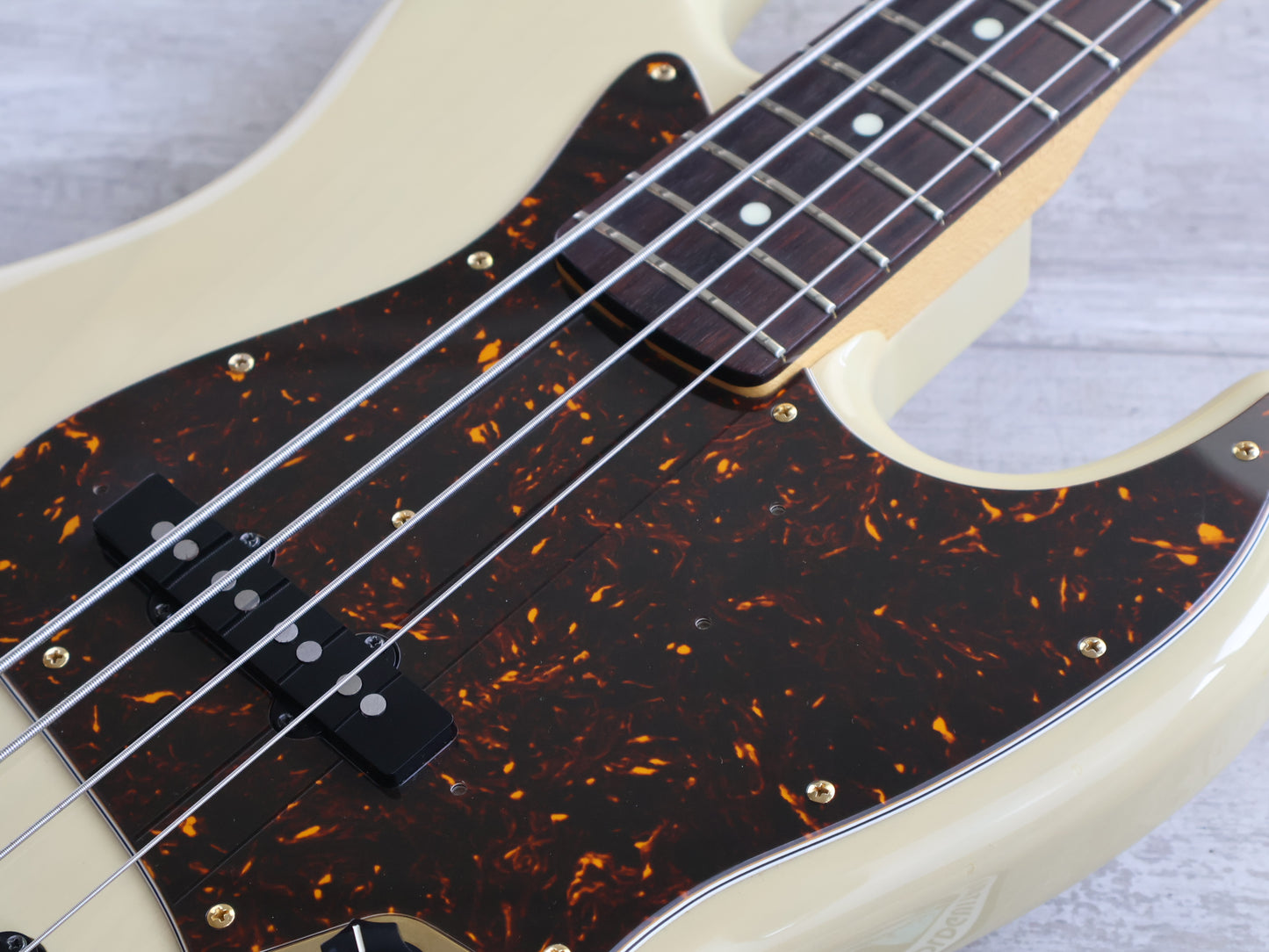 2016 Tokai Japan AJB112G Jazz Bass (See-Through White)