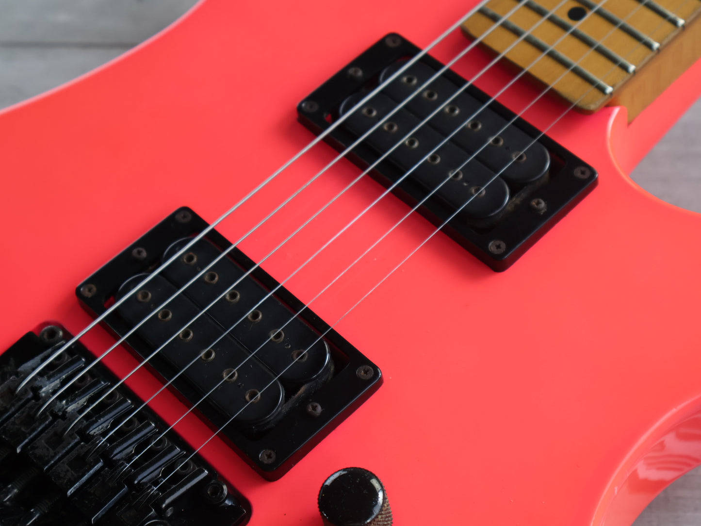 1988 BC Rich Japan GS-MR851 NJ Series Gunslinger (Day Glow Pink)