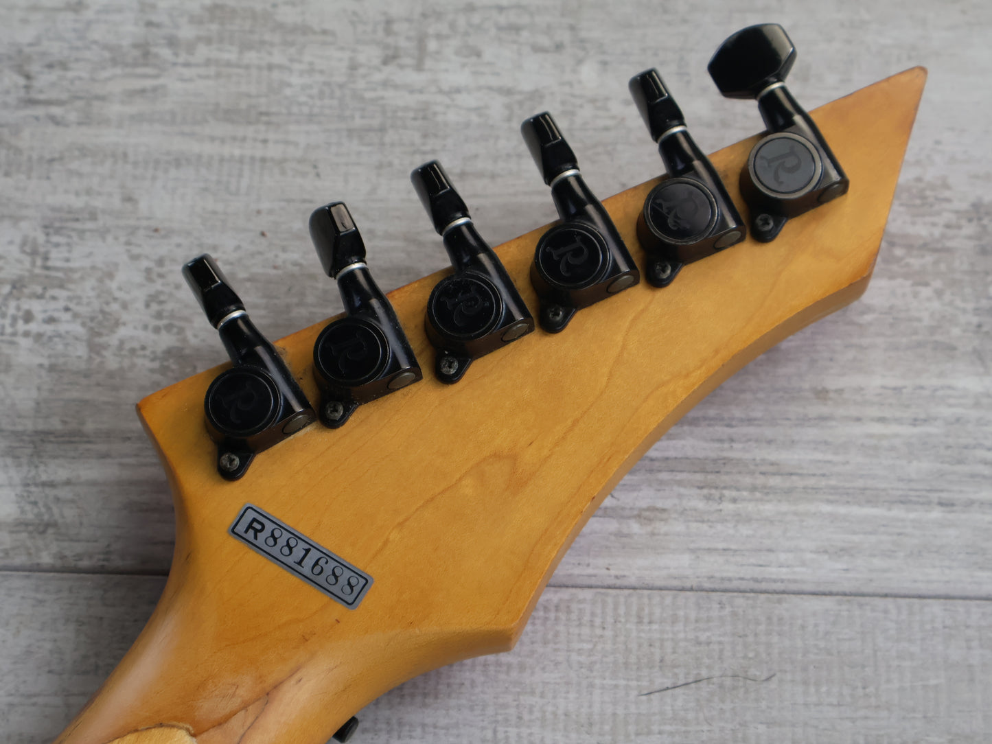 1988 BC Rich Japan GS-MR851 NJ Series Gunslinger (Day Glow Pink)