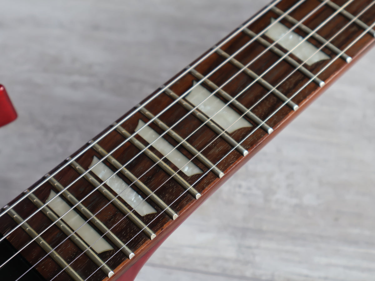 2006 Epiphone SG Deluxe Pro (Transparent Red Flame)
