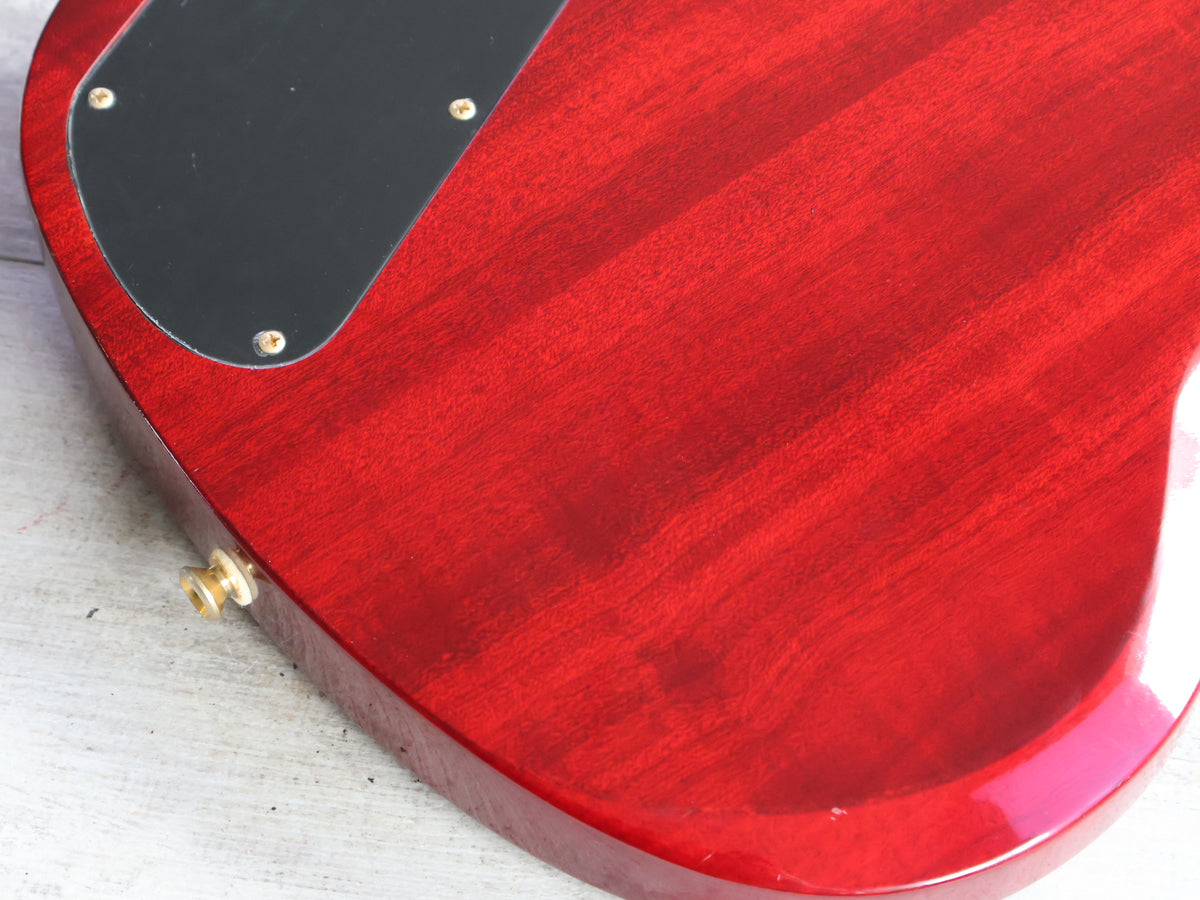 2006 Epiphone SG Deluxe Pro (Transparent Red Flame)