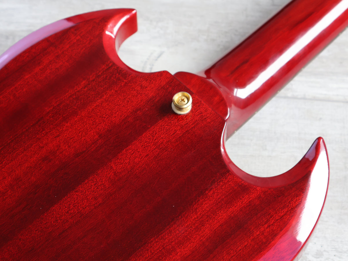 2006 Epiphone SG Deluxe Pro (Transparent Red Flame)
