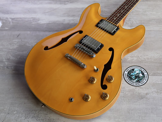 1980 Yamaha Japan SA-700 ES-335 Semi Hollowbody Electric Guitar (Natural)