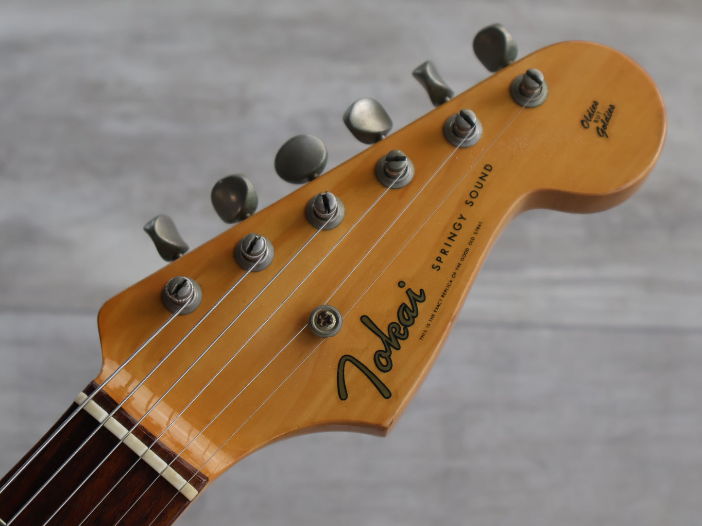 1981 Tokai ST-60 Springy Sound '64 Reissue Stratocaster (Three-Tone Sunburst)