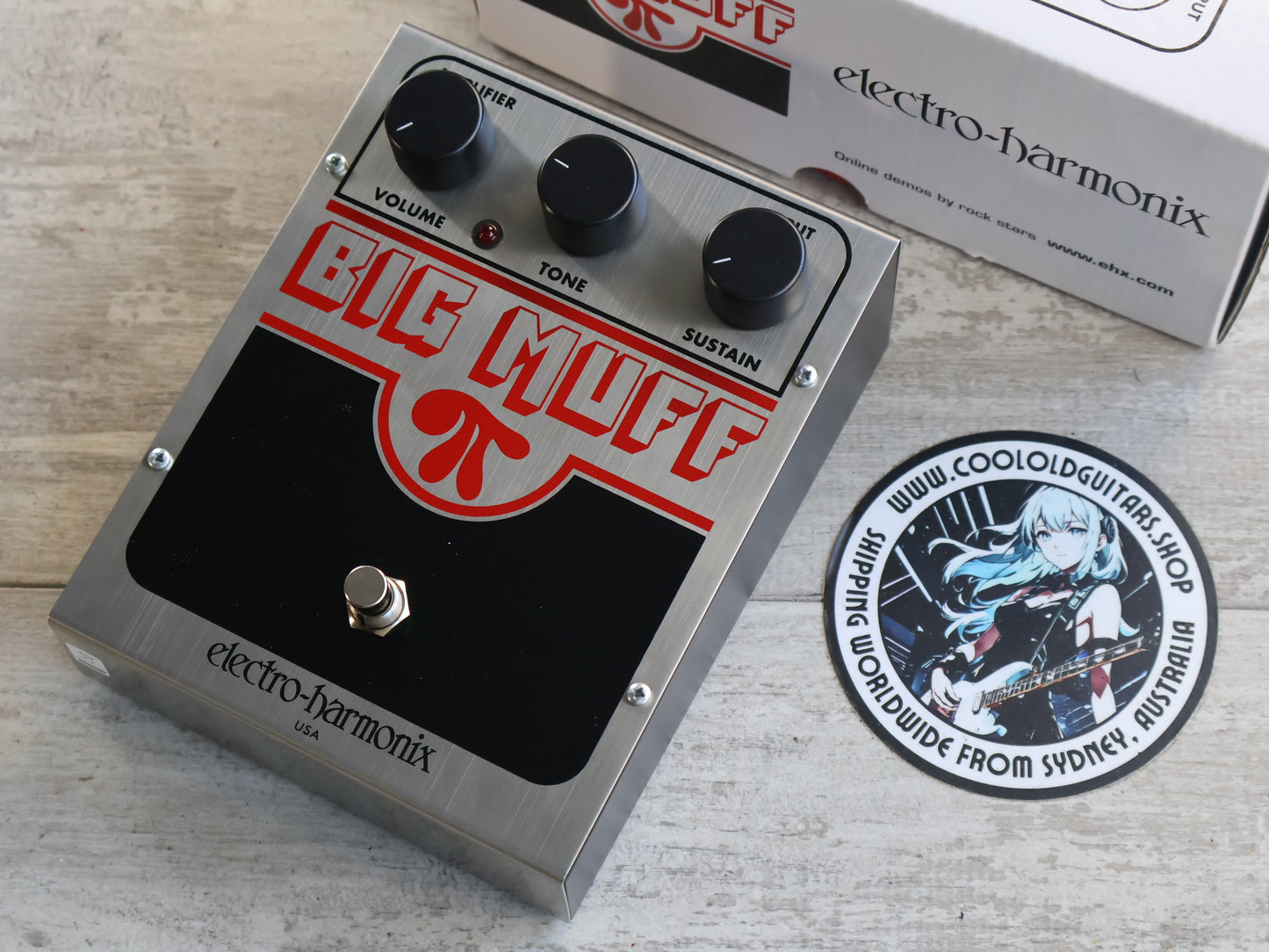 Electro Harmonix Big Muff Pi Distortion/Sustainer Fuzz Pedal