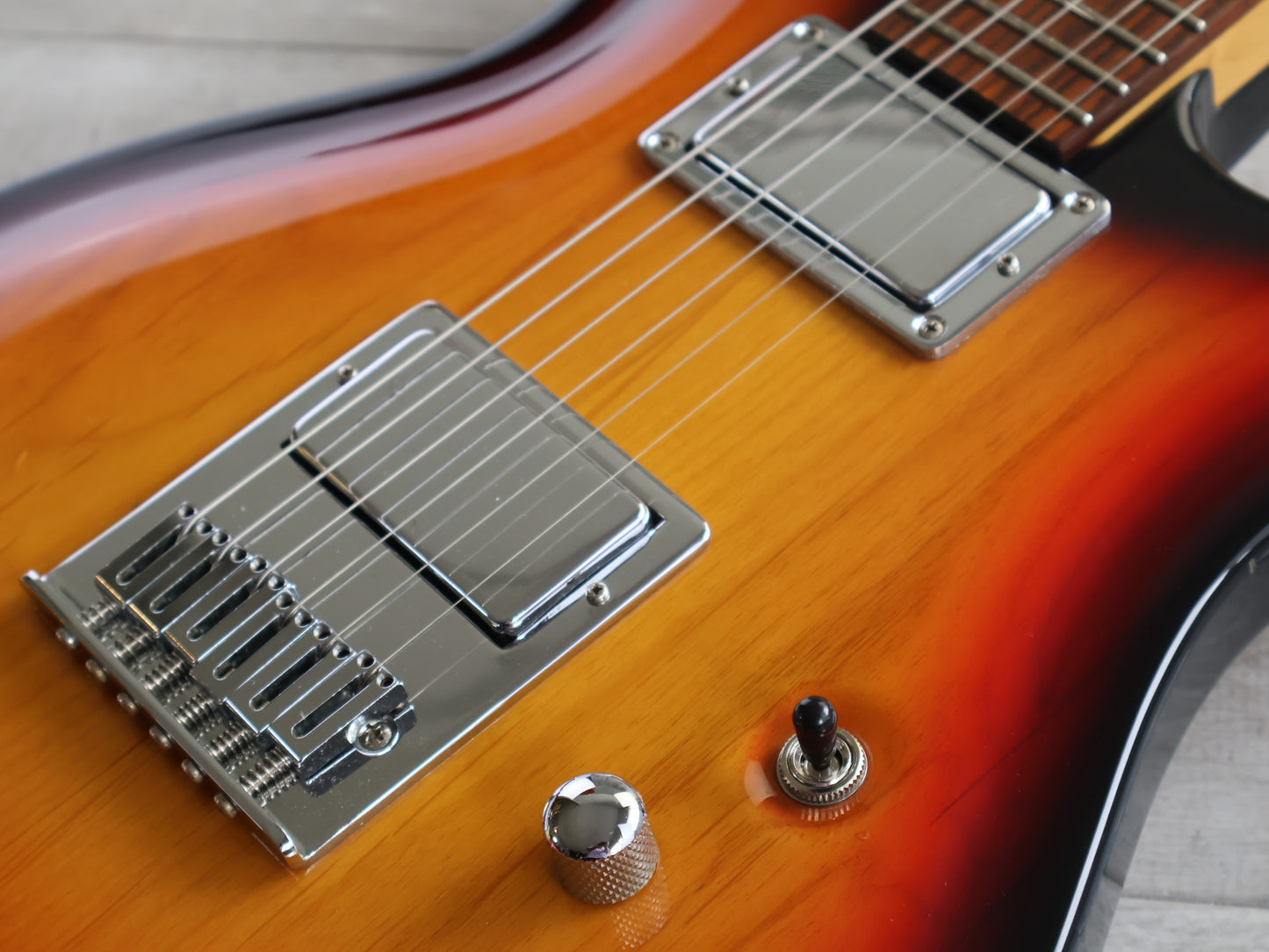 2000's Schecter Japan "Telebacker" HH Single Cutaway (Sunburst)