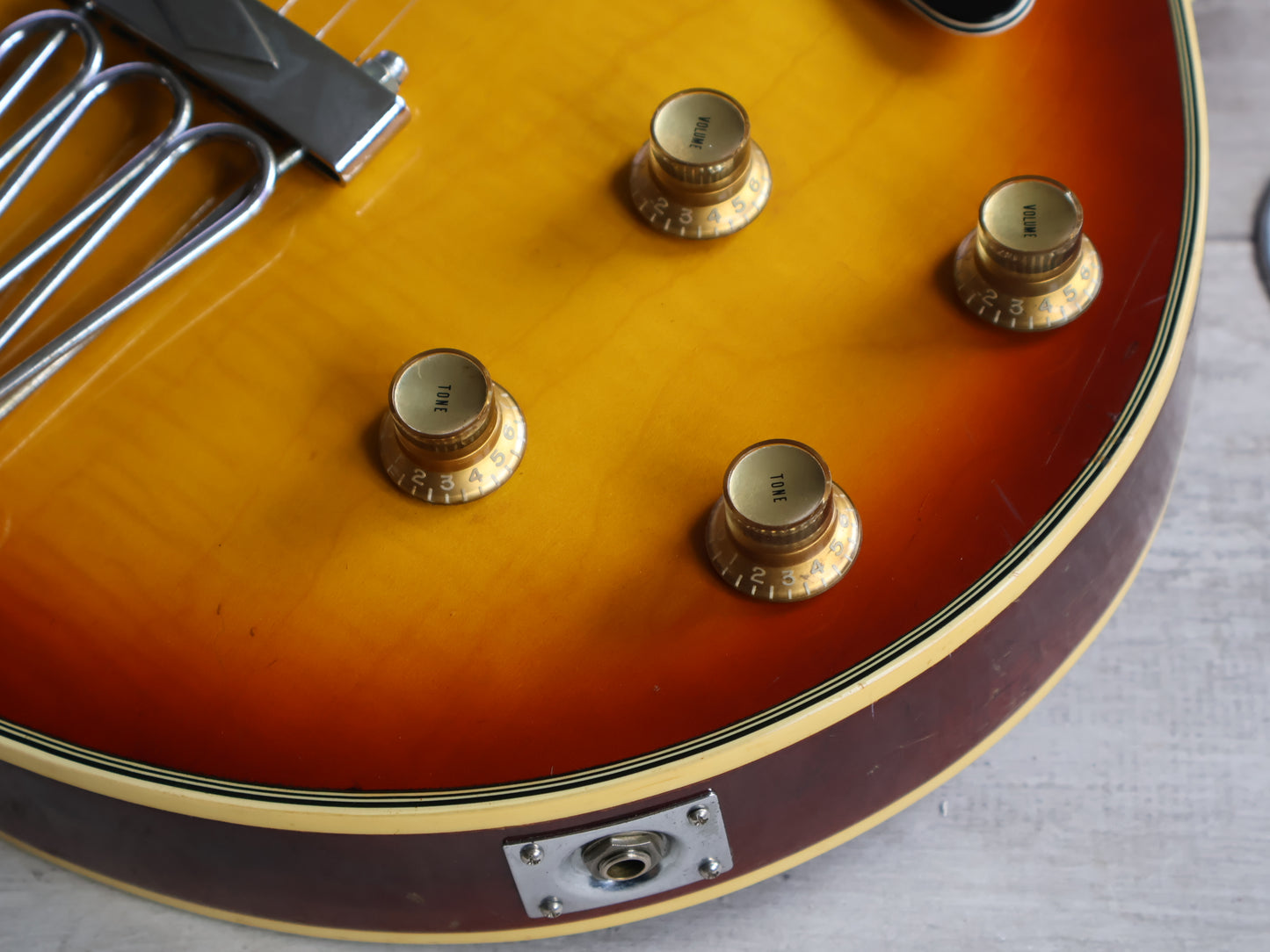 1973 Greco Japan SA-450 Semi Hollowbody (Sunburst)