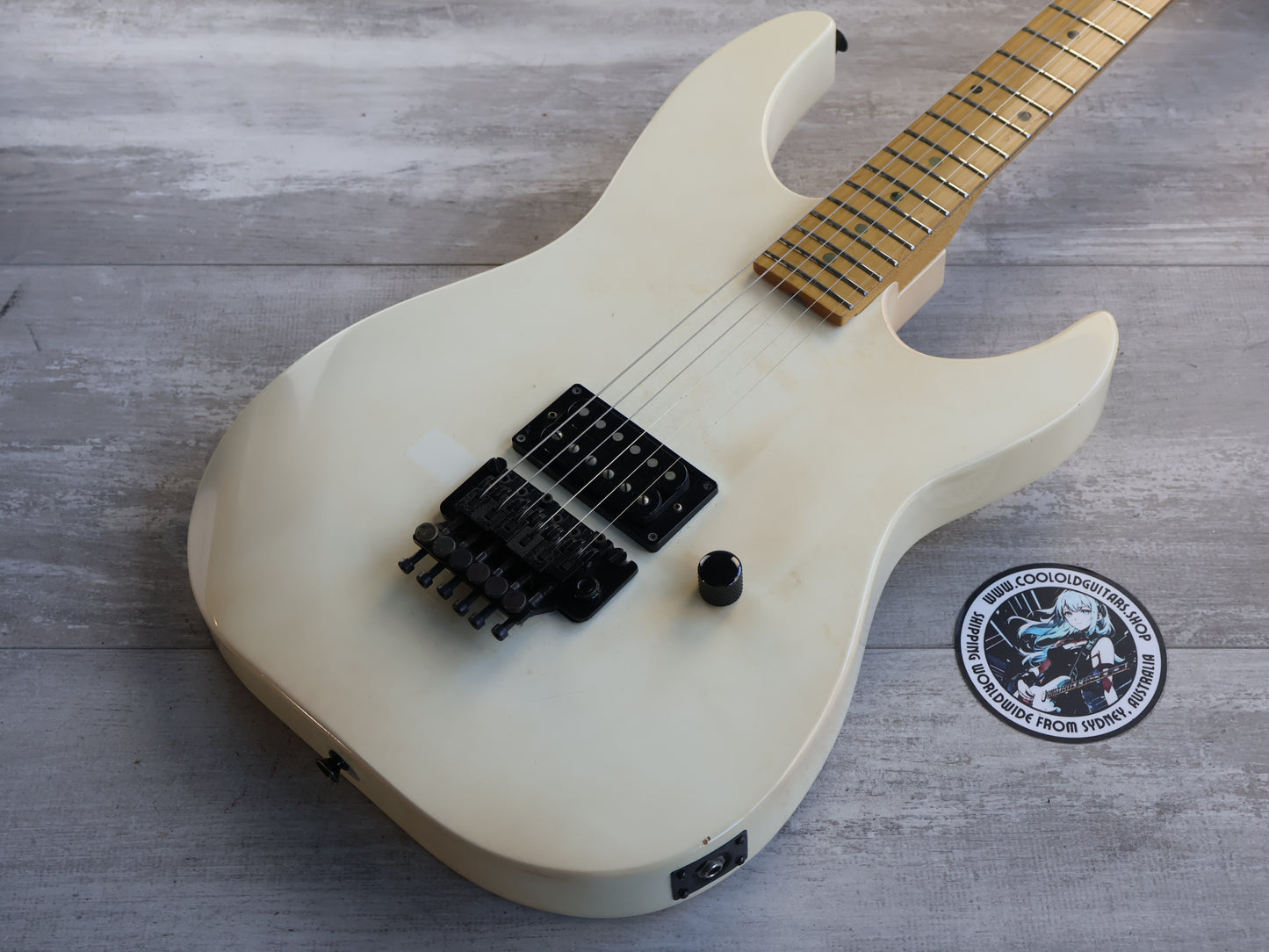 1986 ZEP Custom II (by ESP Japan) SW-90HB Kamikaze (Aged White)