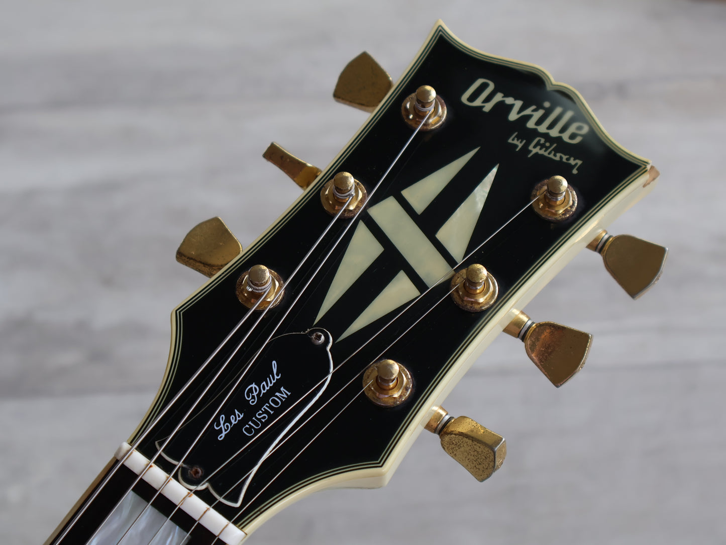 1991 Orville by Gibson Japan "LPC" Les Paul Custom (Alpine White)