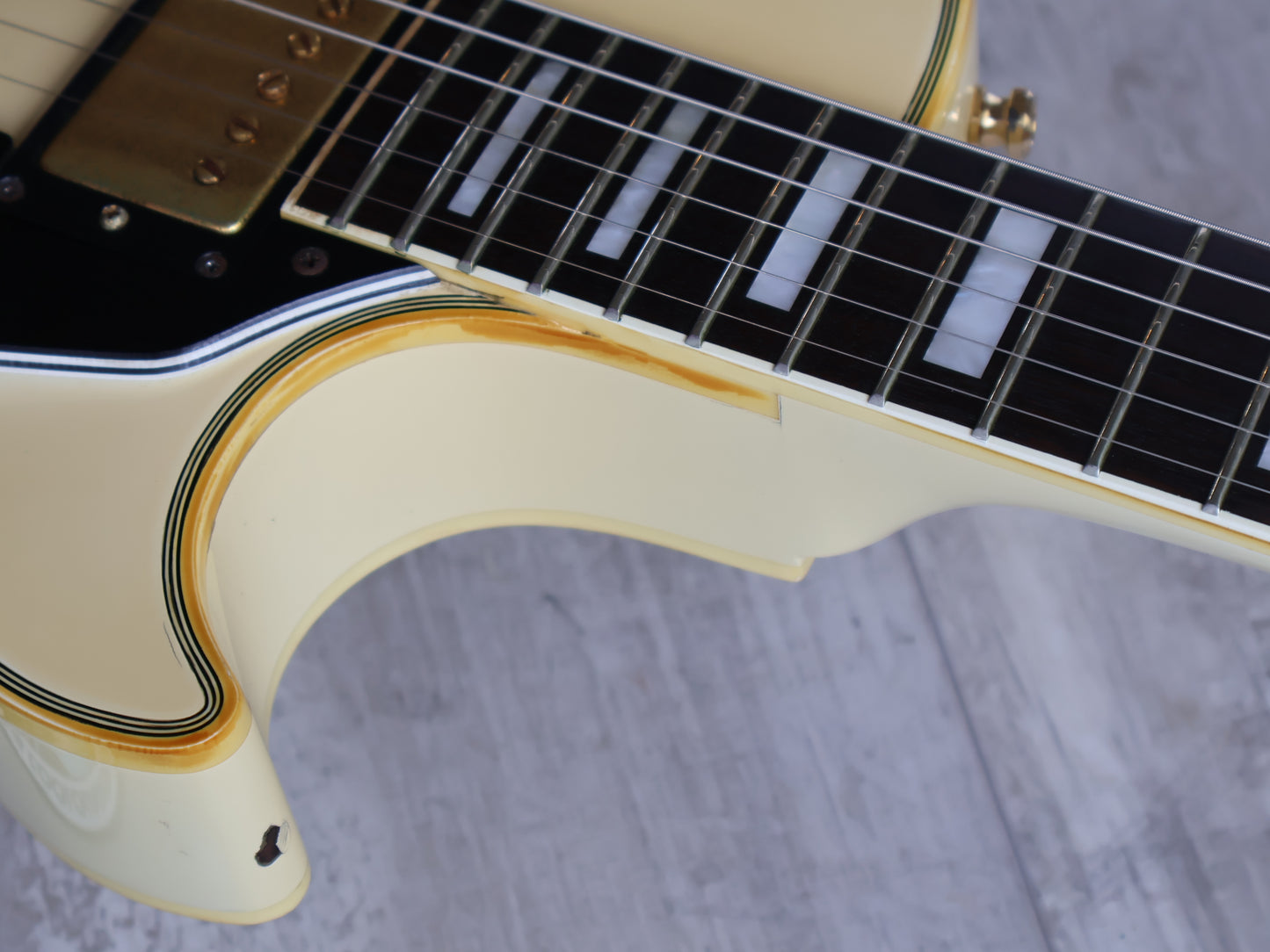 1991 Orville by Gibson Japan "LPC" Les Paul Custom (Alpine White)