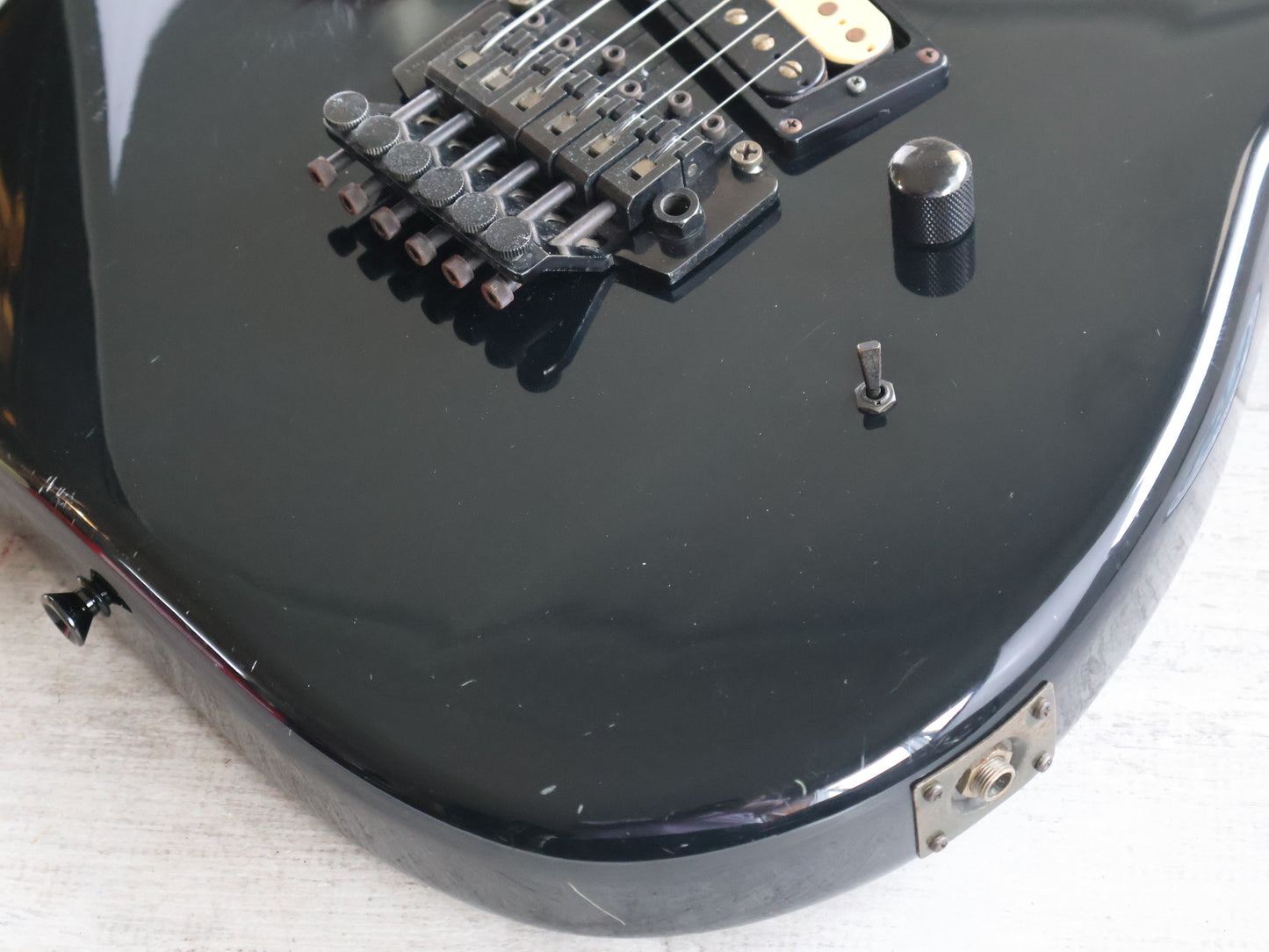 1980's Kramer Japan LK1-BF HS Superstrat (Black)