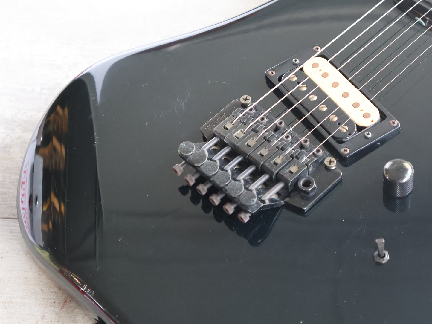 1980's Kramer Japan LK1-BF HS Superstrat (Black)