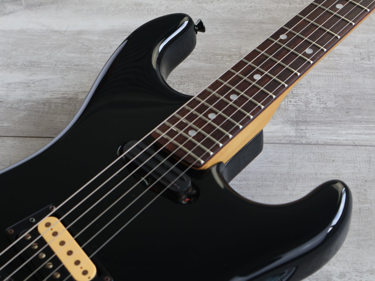 1980's Kramer Japan LK1-BF HS Superstrat (Black)