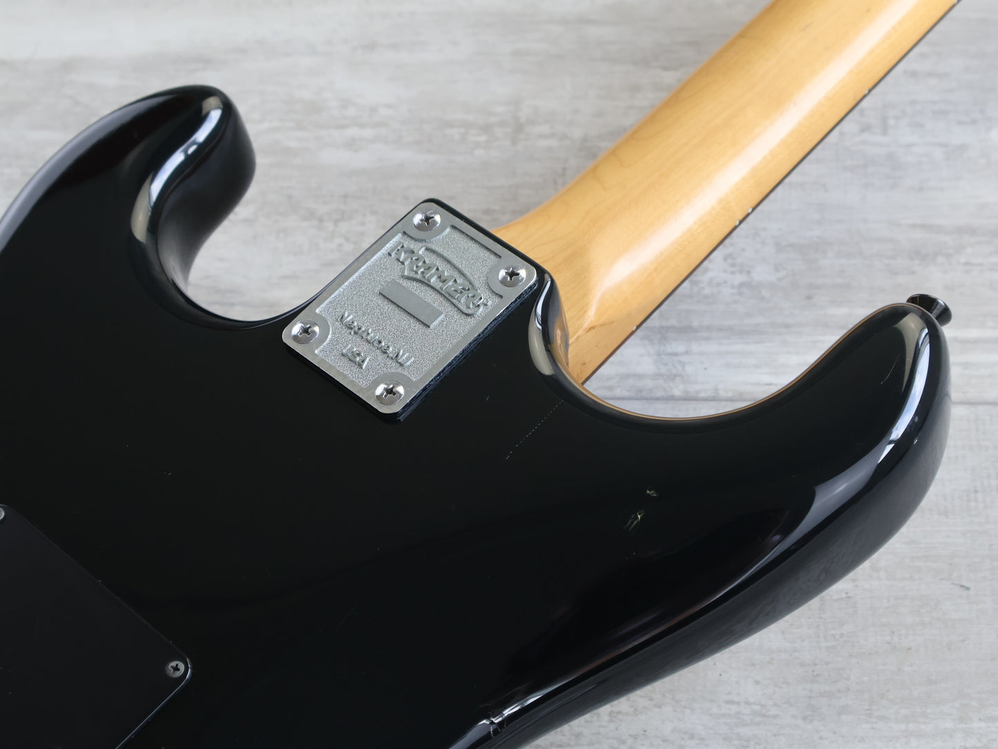 1980's Kramer Japan LK1-BF HS Superstrat (Black)