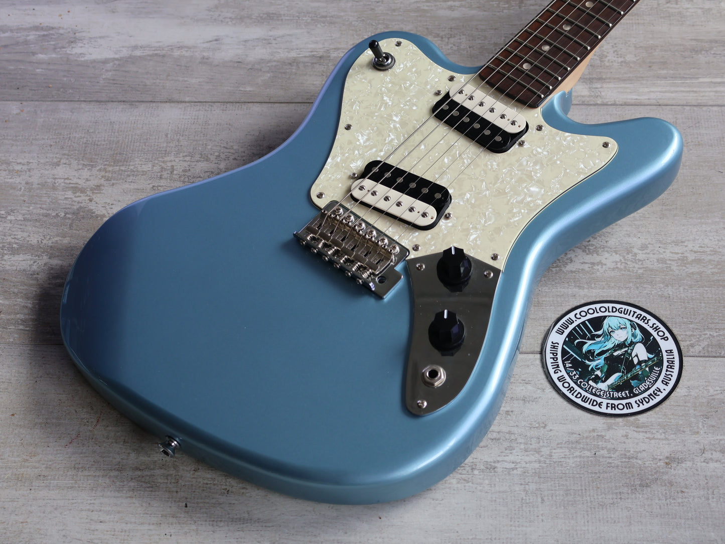2020 Squier Paranormal Super-Sonic Offset (Ice Blue Metallic)