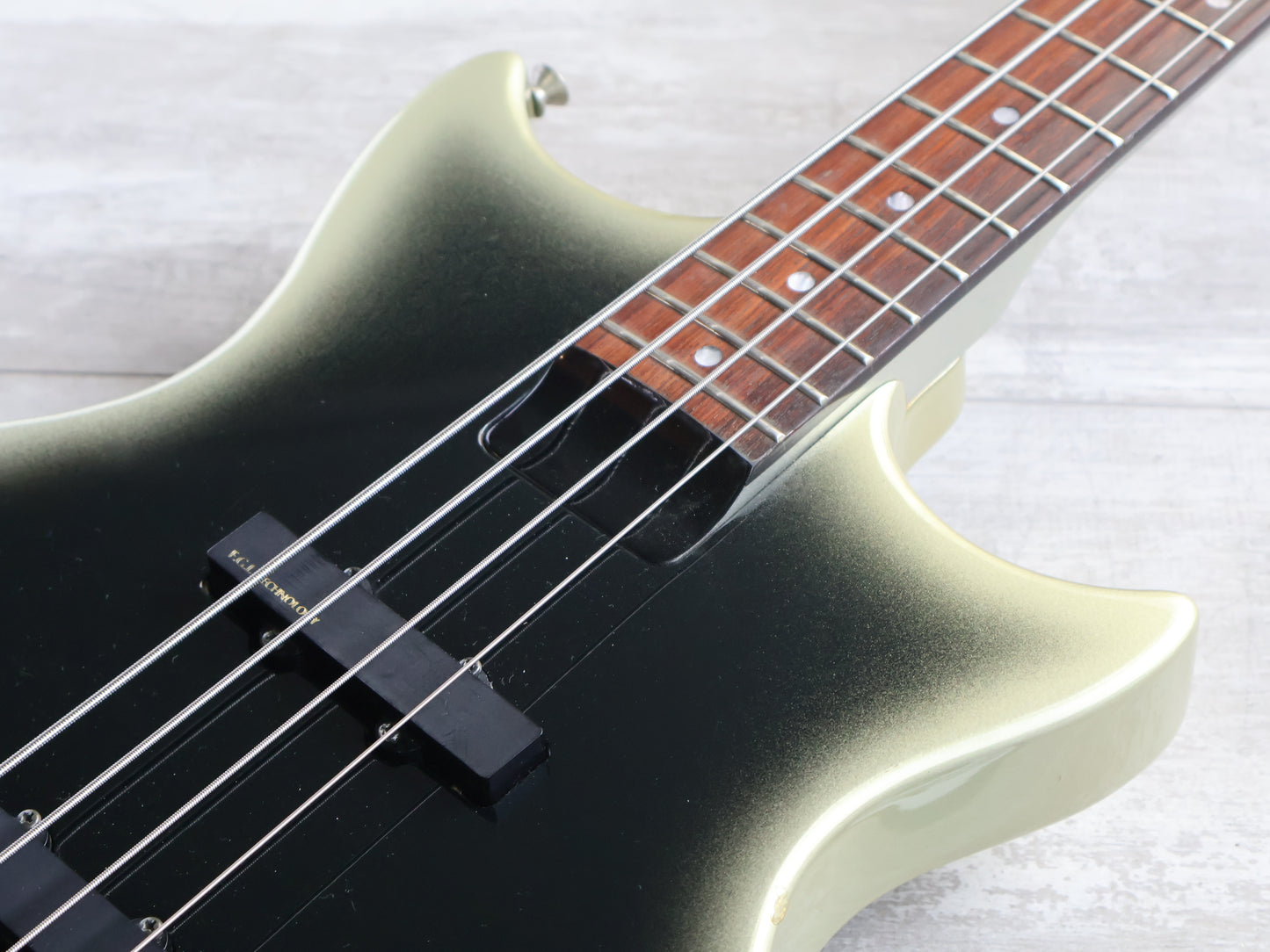 1999 Burny (Fernandes) Japan WSB-80EV Luna Signature Model Bass (Silverburst)