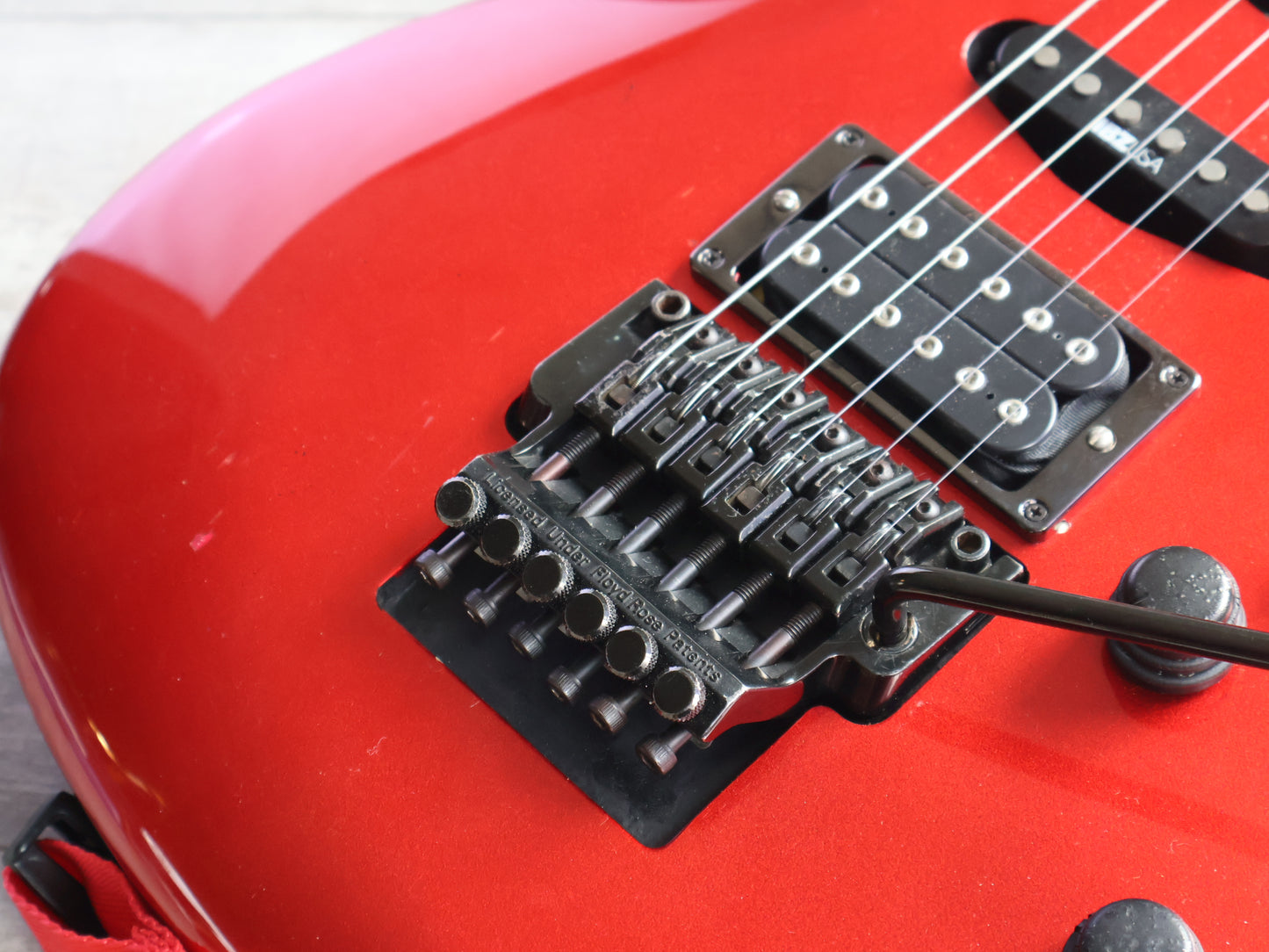 1988 Ibanez 540R Radius Series HSS Superstrat (Jewel Red)