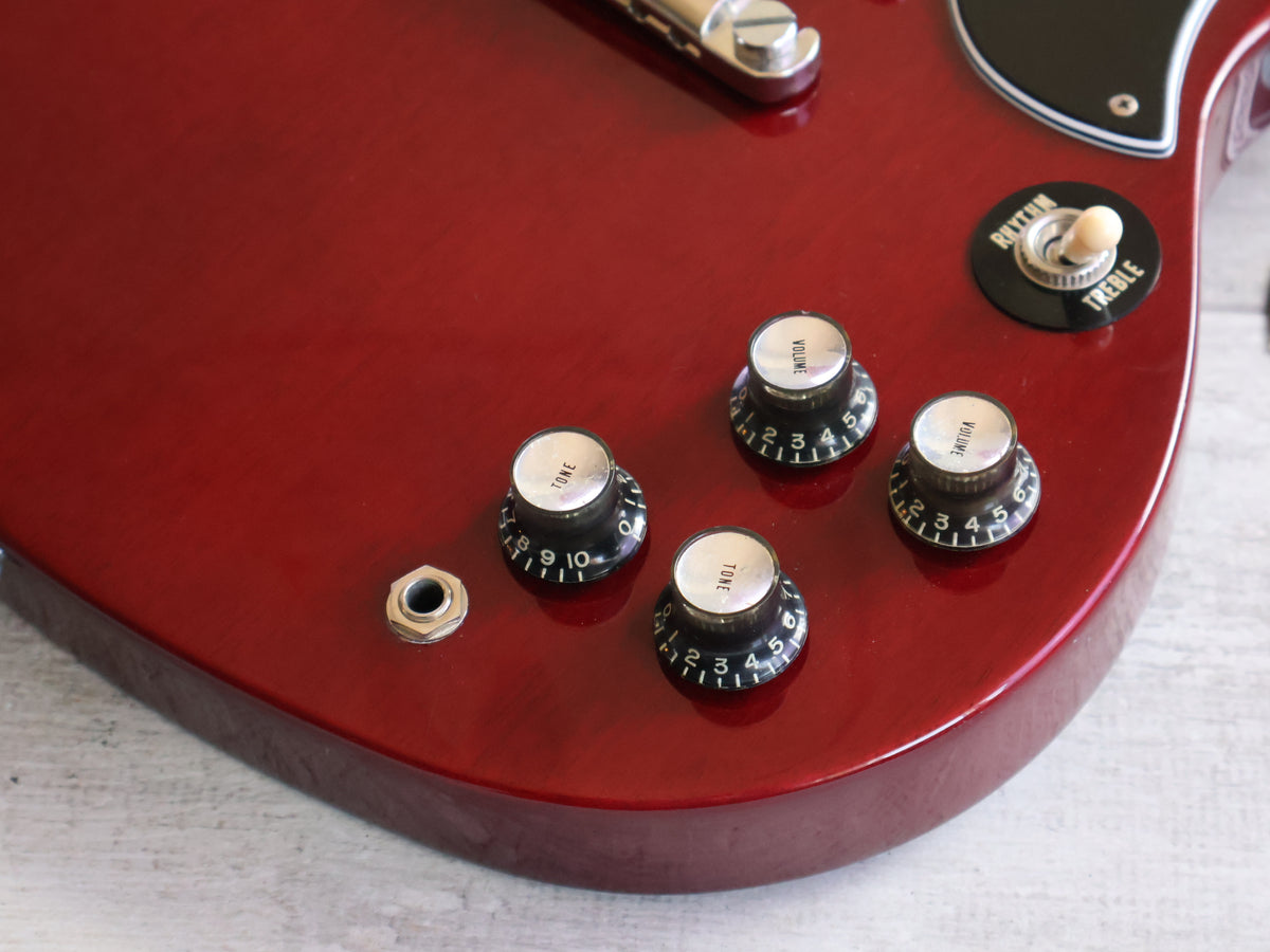 1990 Orville (Gibson) Japan SG-65 '62 Reissue SG Double Cutaway (Cherry)
