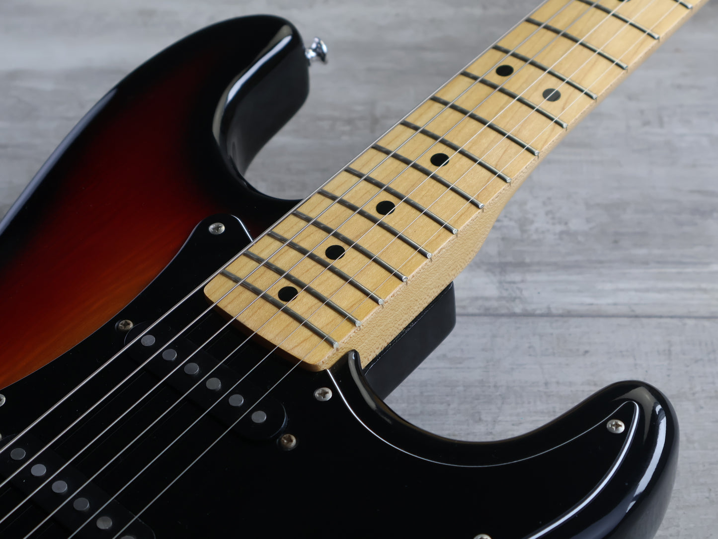 1983 Tokai Japan TSS-48 Silver Star Stratocaster (Three-Tone Sunburst)