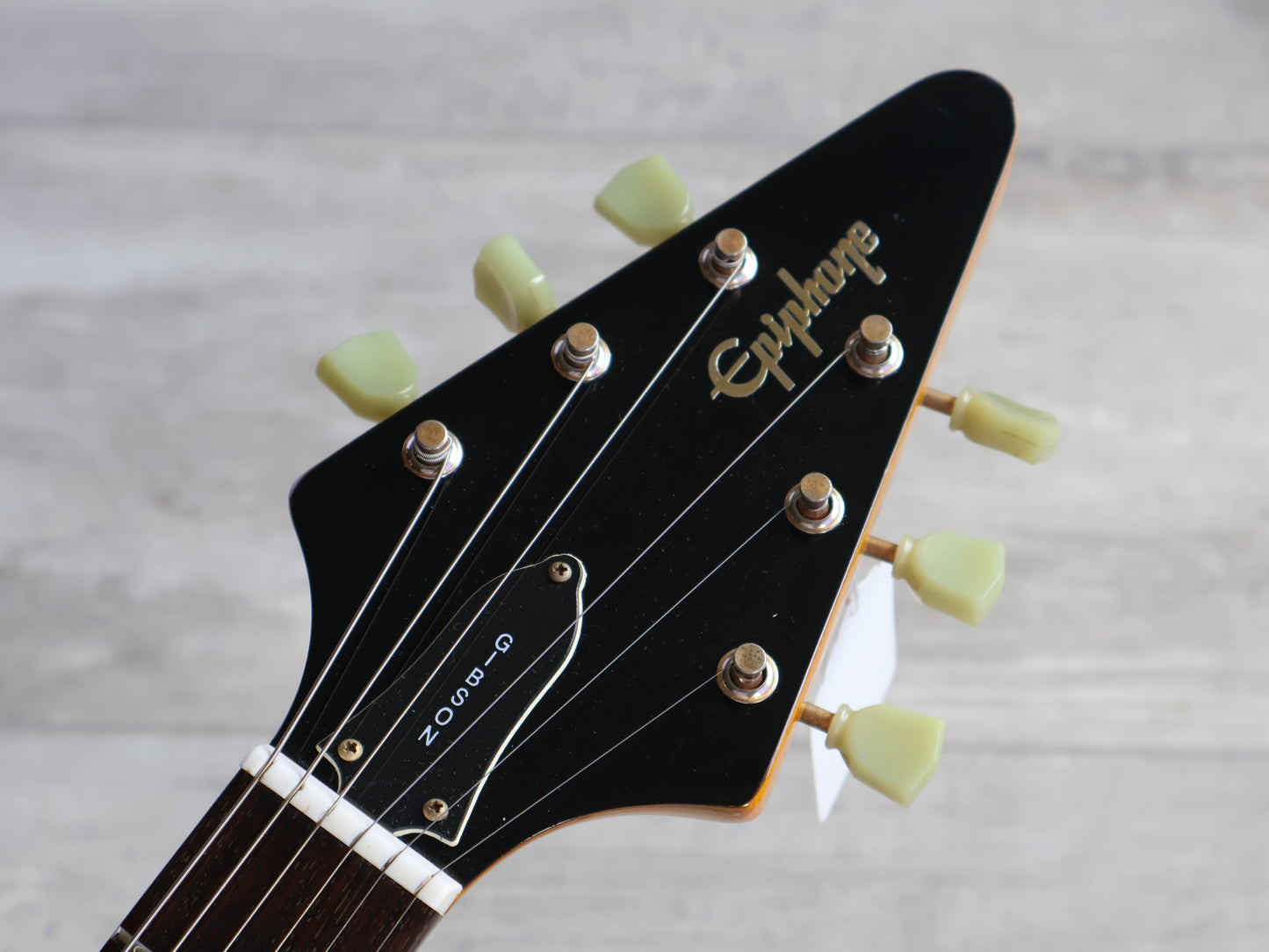 1999 Epiphone Korea '58 Korina Reissue Flying V (Natural)