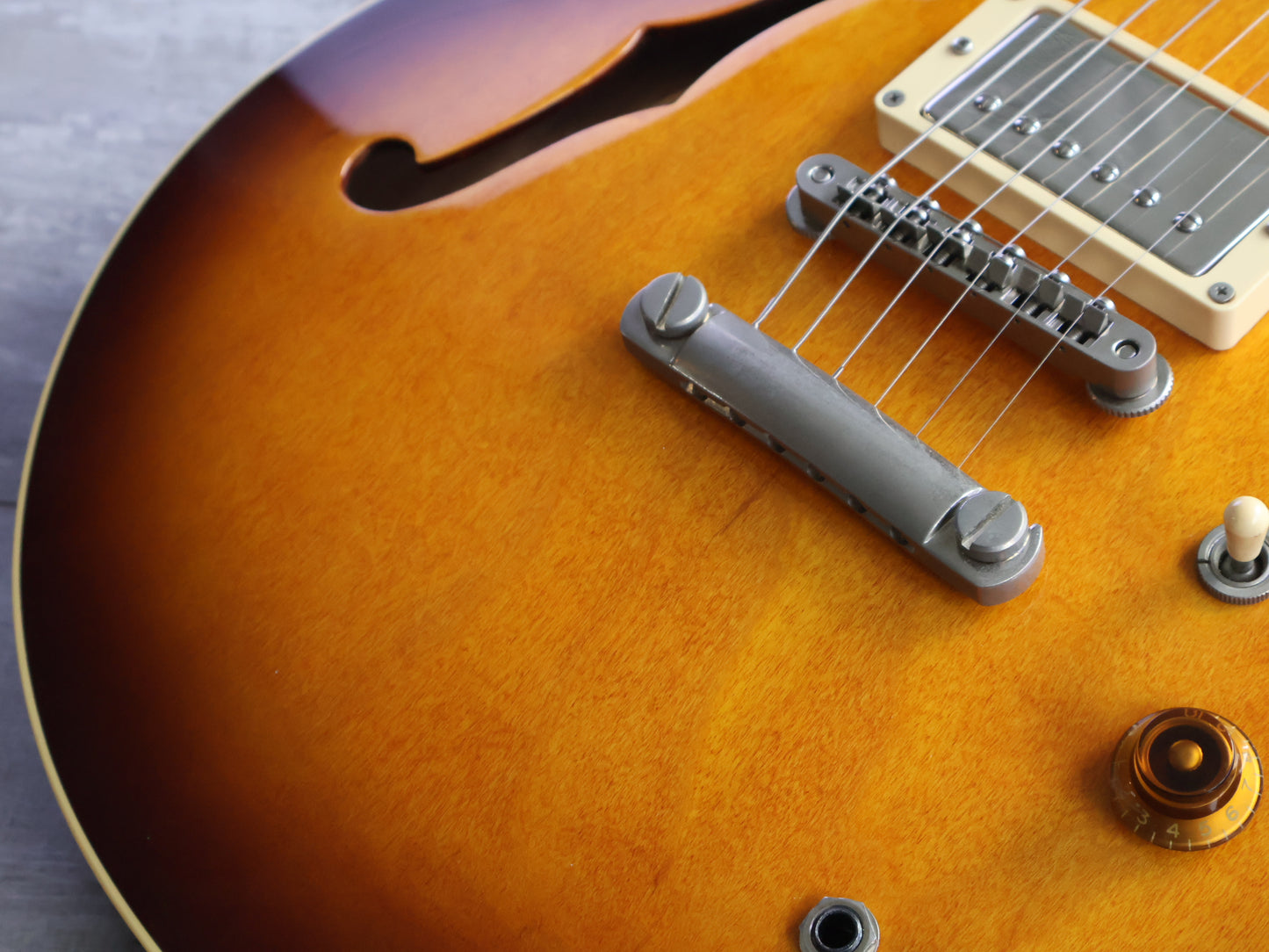 2003 History Japan (by Fujigen) ZMS-CFS ES-339 Semi-Hollowbody (Brown Sunburst)
