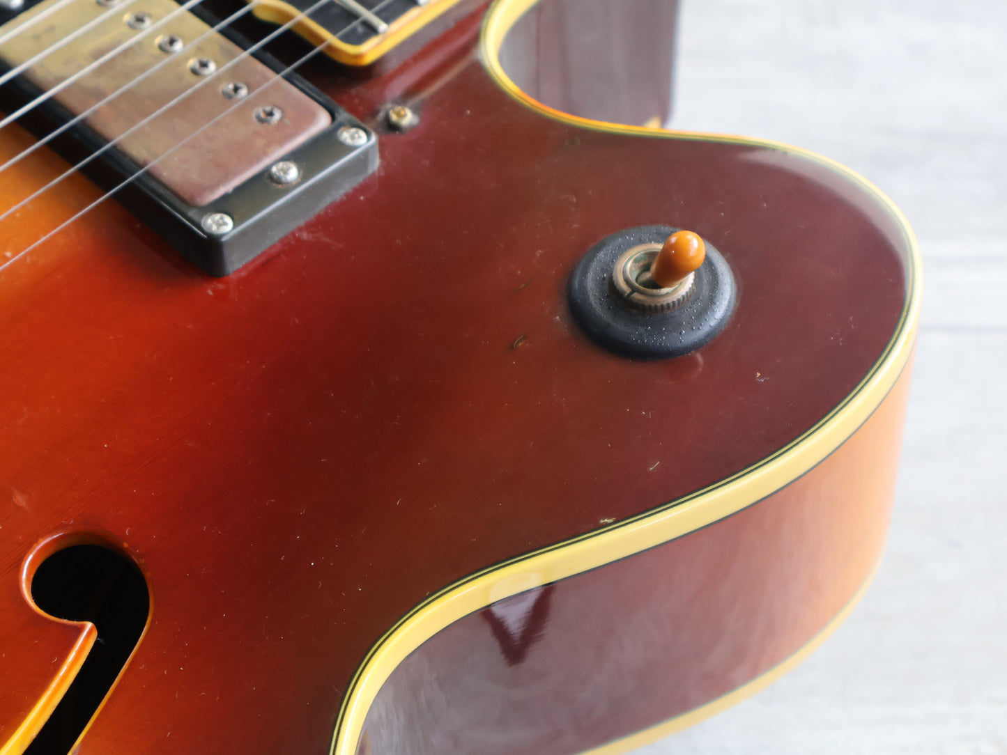 1980 Yamaha Japan AE-1200 Hollowbody Jazz Electric Guitar (Antique Stain)