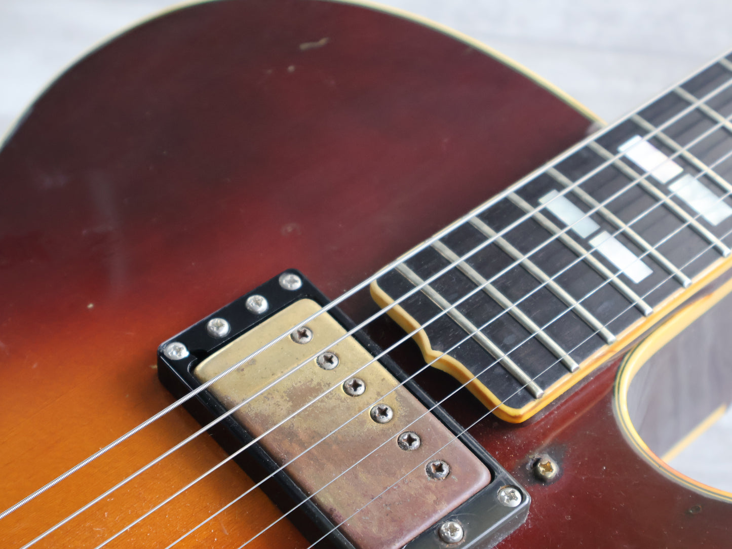 1980 Yamaha Japan AE-1200 Hollowbody Jazz Electric Guitar (Antique Stain)