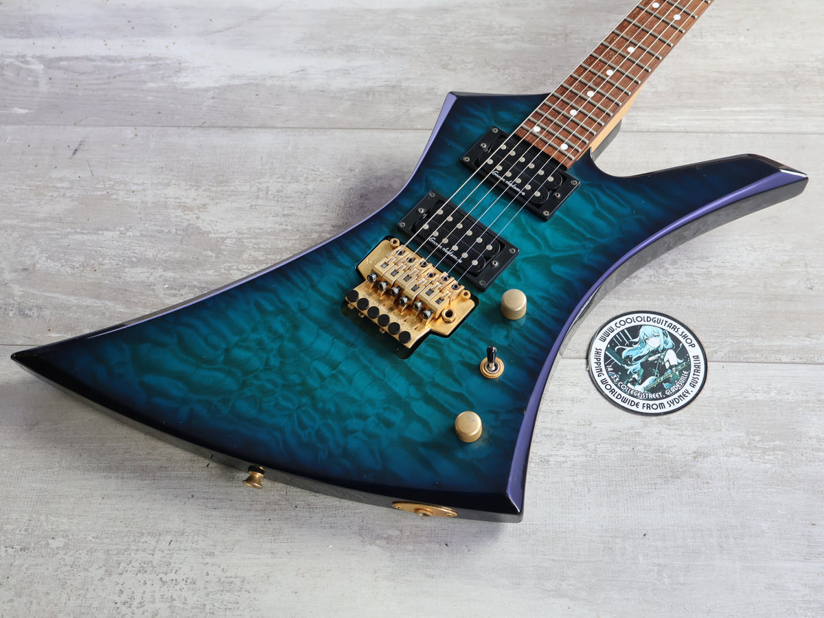 1996 Grover Jackson Japan Kelly KE.A-60 (Transparent Deep Blue)