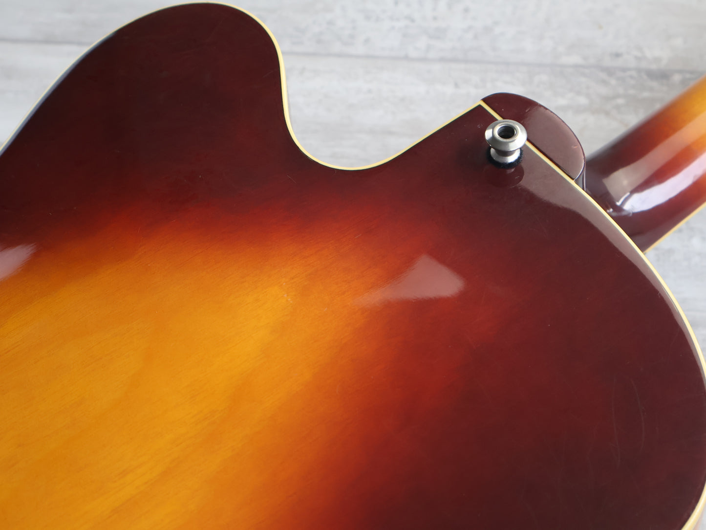 1980 Yamaha Japan AE-1200 Hollowbody Jazz Electric Guitar (Antique Stain)