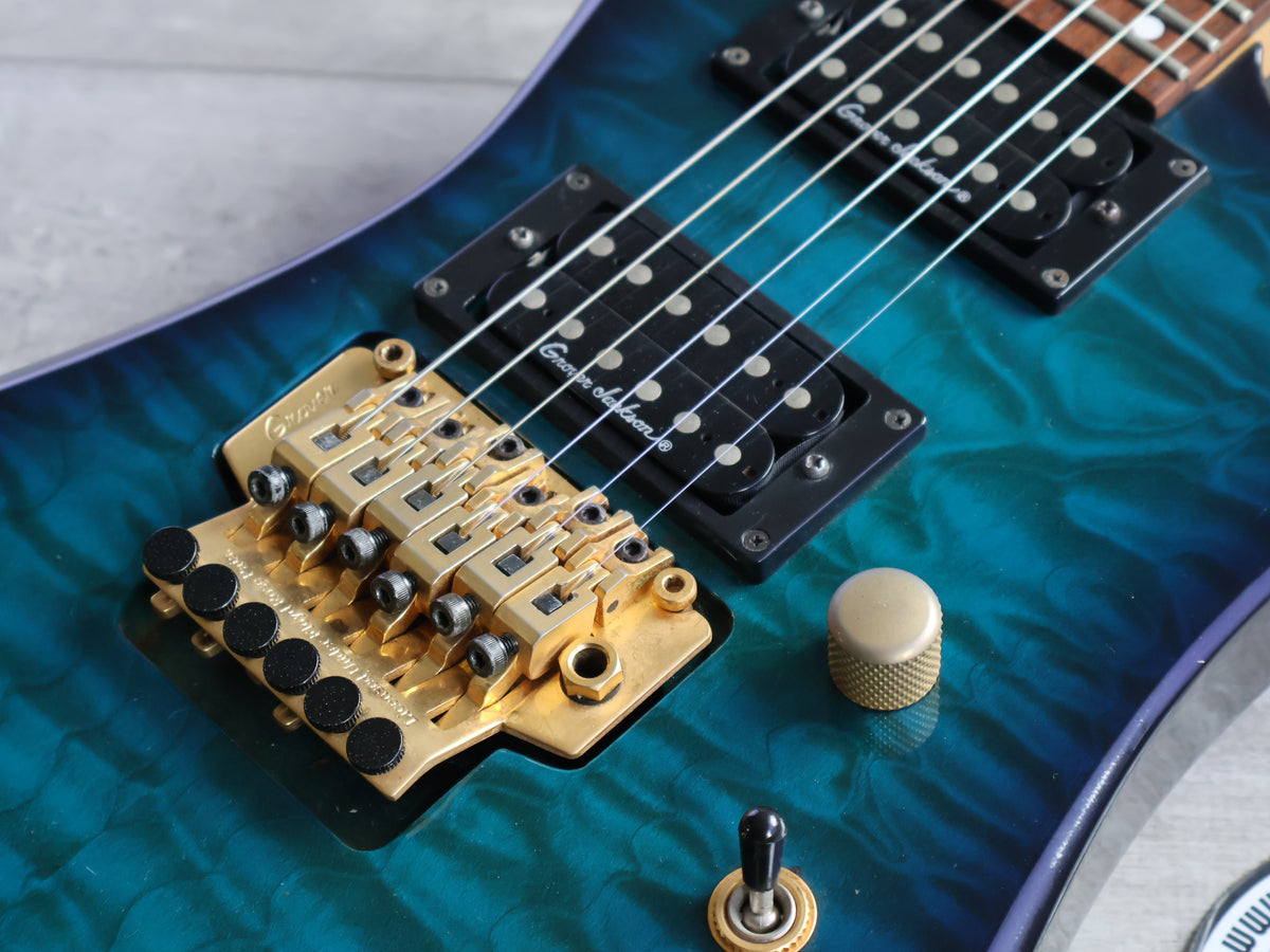 1996 Grover Jackson Japan Kelly KE.A-60 (Transparent Deep Blue)