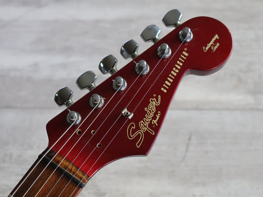 1984 Squier Japan ST701 JV Series Superstrat w/EMG's (Candy Apple Red)