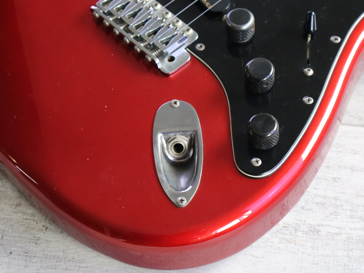1984 Squier Japan ST701 JV Series Superstrat w/EMG's (Candy Apple Red)