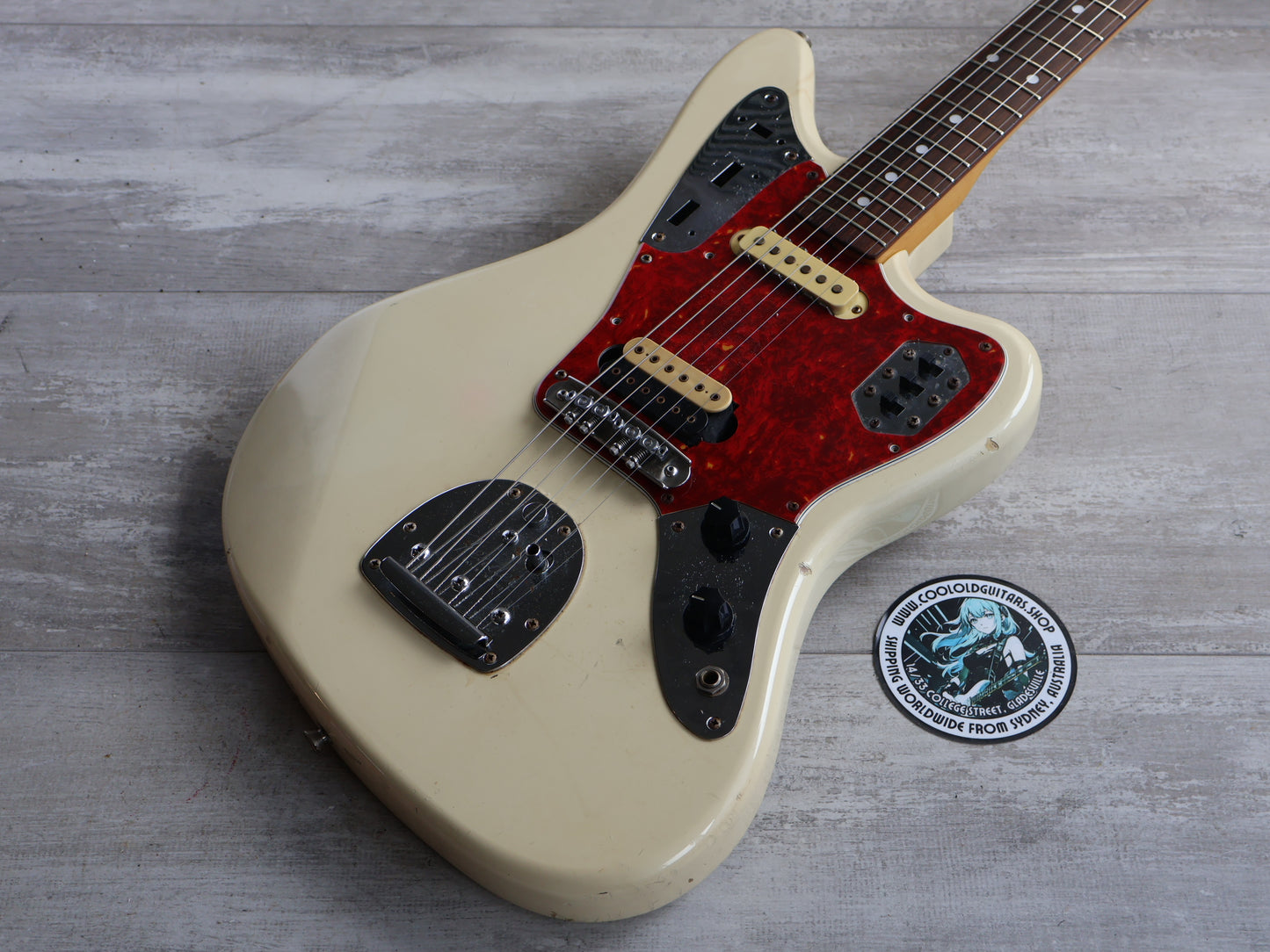 1997 Fender Japan JG66-85 Jaguar HS (Vintage White)