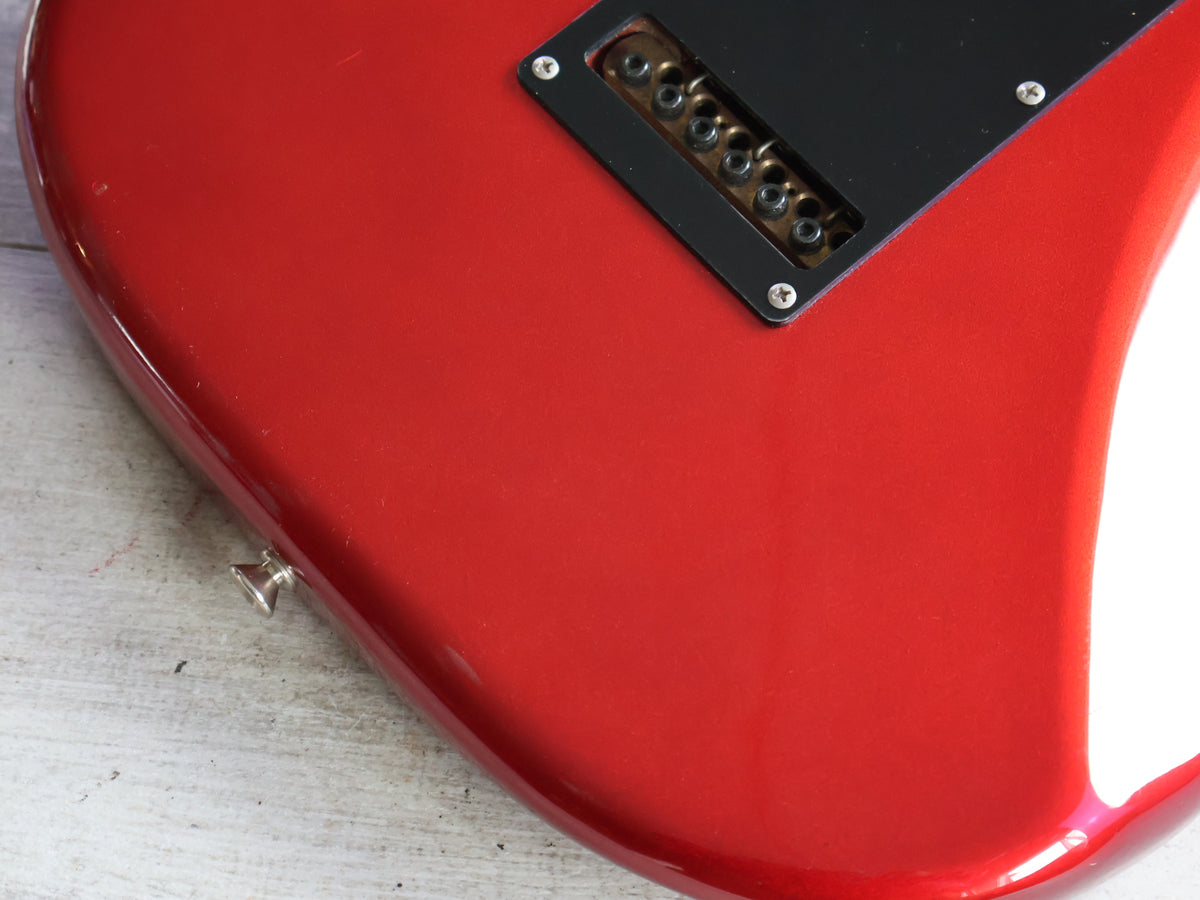 1984 Squier Japan ST701 JV Series Superstrat w/EMG's (Candy Apple Red)