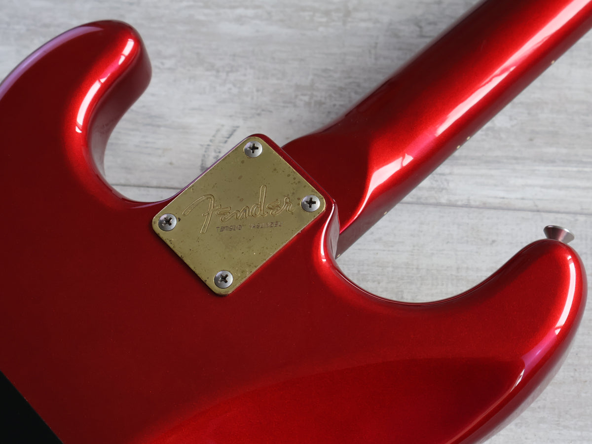 1984 Squier Japan ST701 JV Series Superstrat w/EMG's (Candy Apple Red)