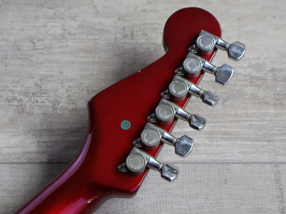 1984 Squier Japan ST701 JV Series Superstrat w/EMG's (Candy Apple Red)