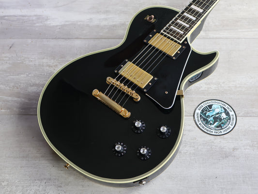 2014 Edwards (by ESP Japan) E-LP-130CD Les Paul Custom (Ebony)