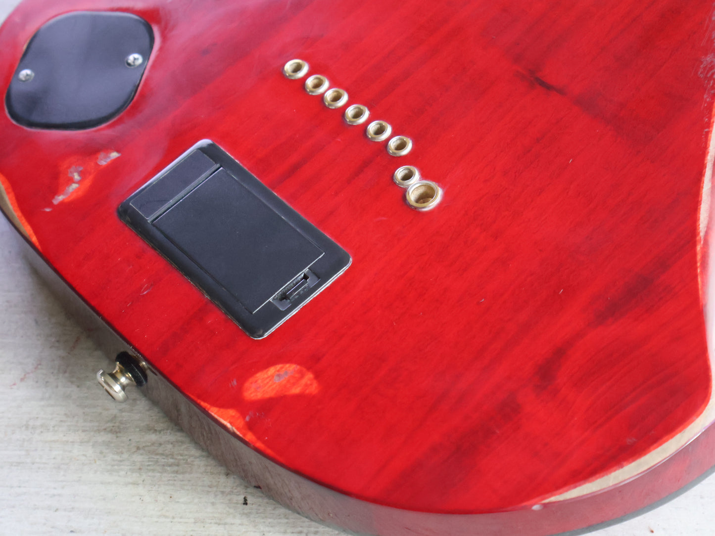 2014 Ibanez RGIX28FEQM Iron Label 8-String (Burgundy Wine)