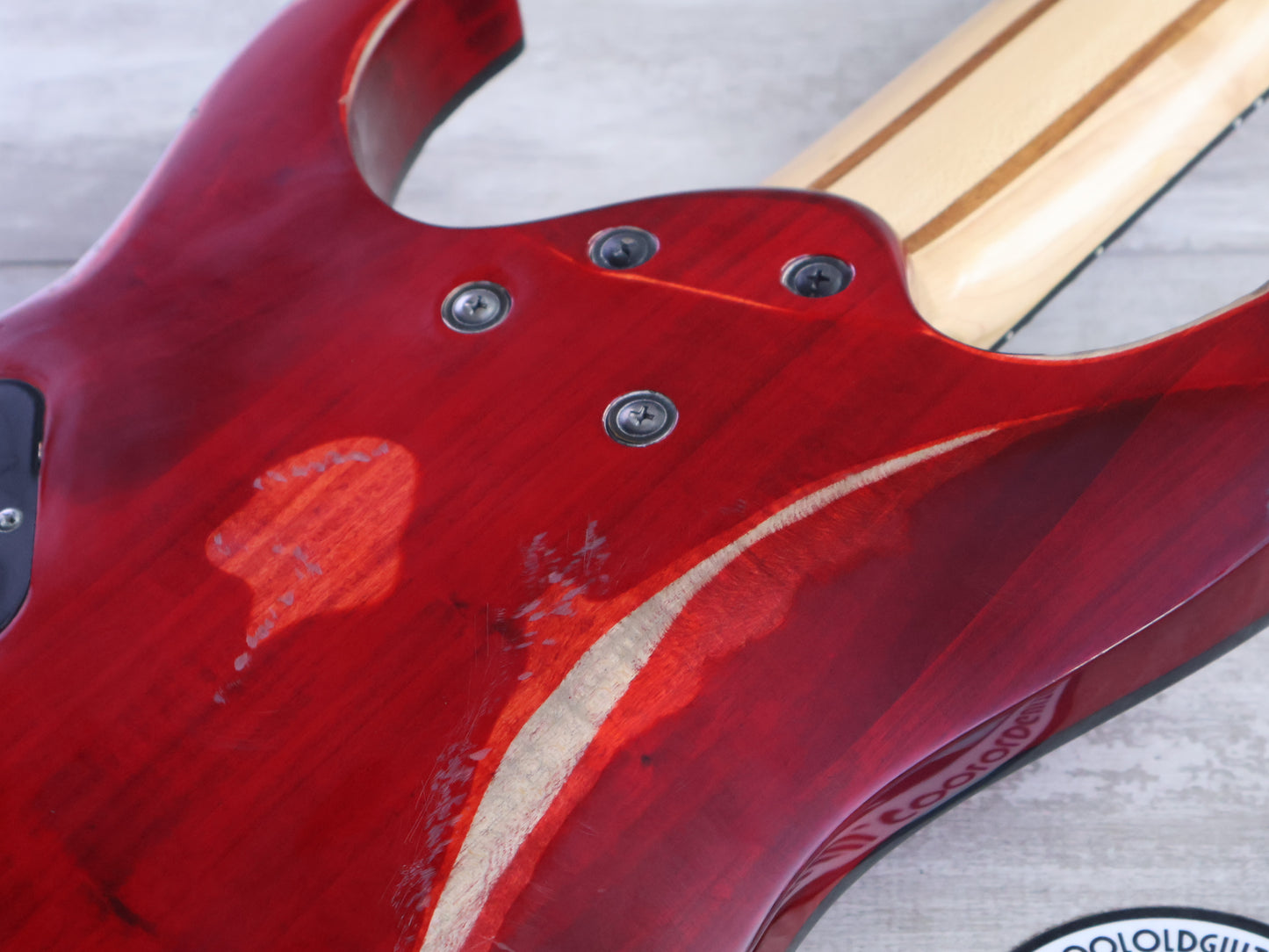 2014 Ibanez RGIX28FEQM Iron Label 8-String (Burgundy Wine)