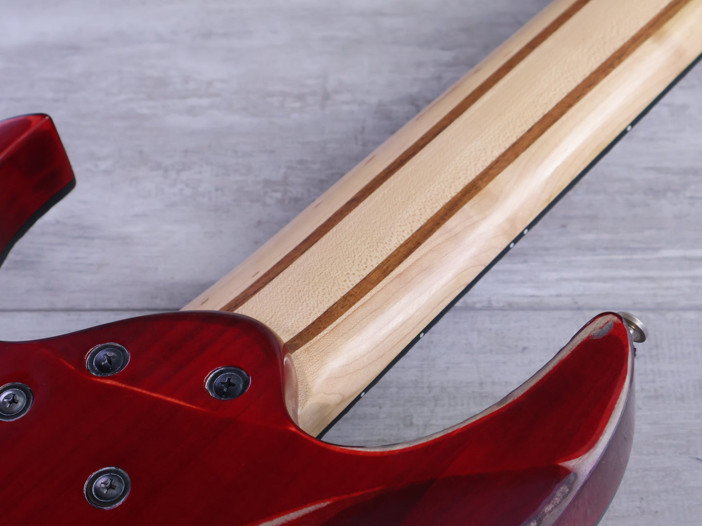 2014 Ibanez RGIX28FEQM Iron Label 8-String (Burgundy Wine)